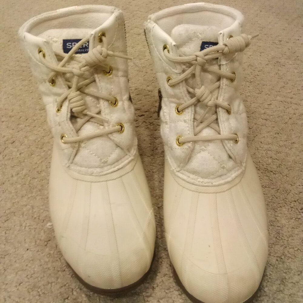 Sperry Syren Gulf Wool QLT Ivory 6.5